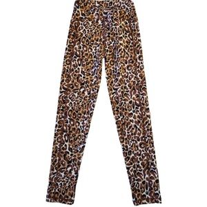 EUC Lilly Pulitzer Luxletic Weekender CHOCOLATE X ONYX leggings size L